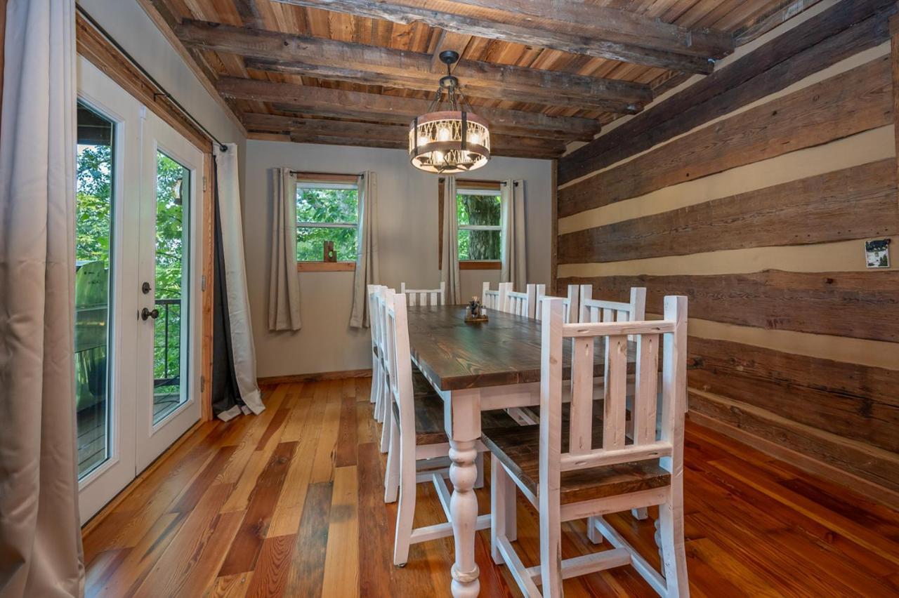 Russell'S Fort At White Oak Point: Historical Cabin On Lake Lure, Luxury, Direct Lake Access! Villa Exterior foto